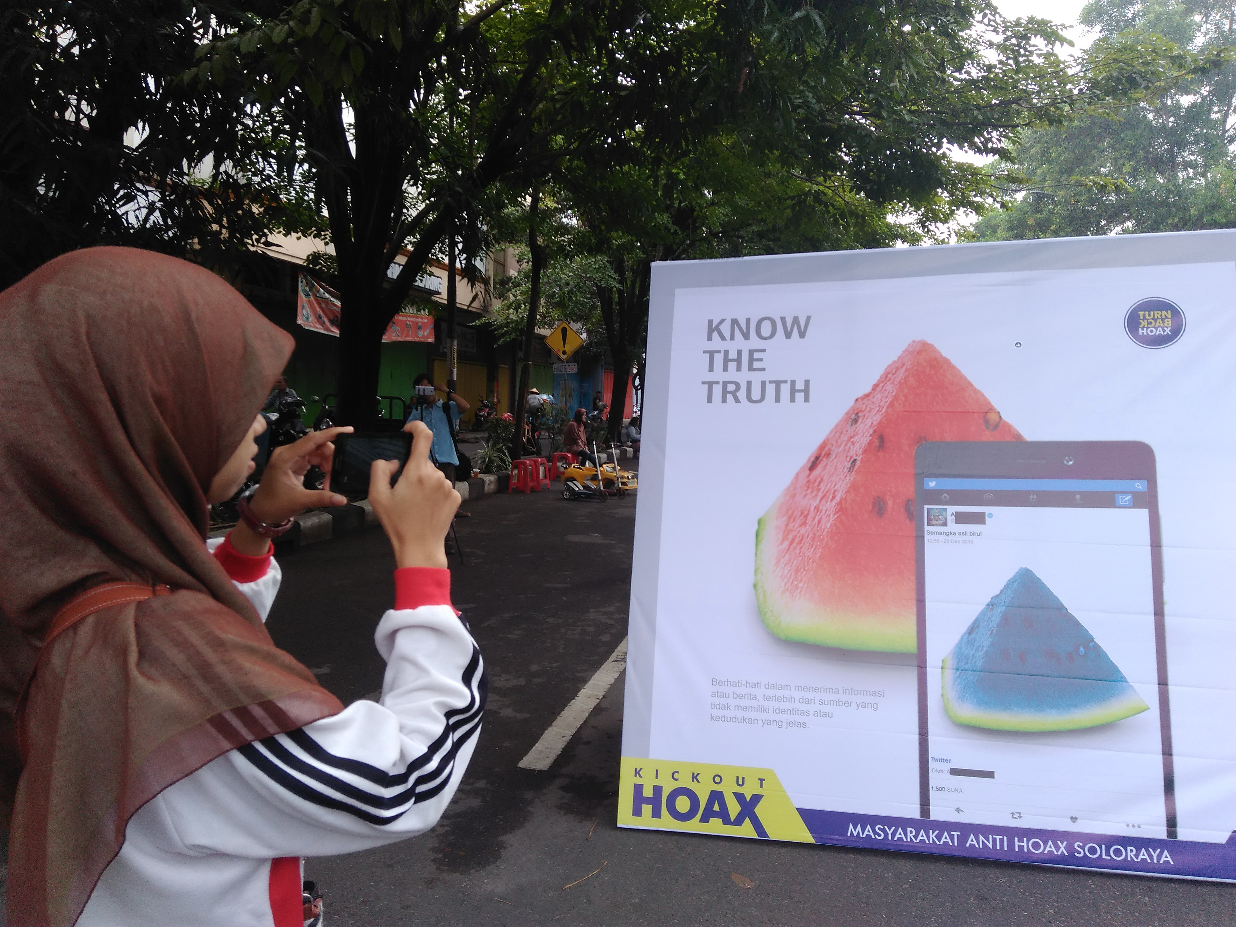 Puluhan Poster Warnai Deklarasi Tolak Hoax Di Solo Medcom Id