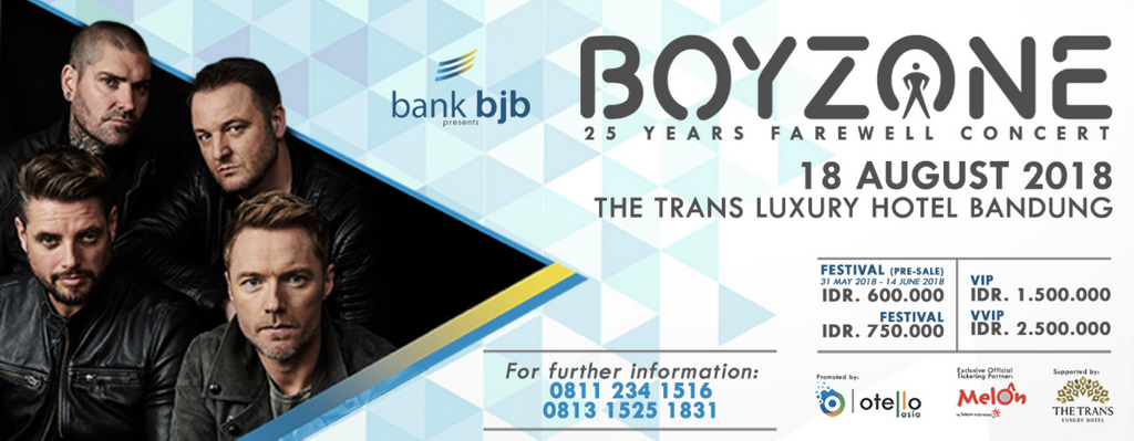 Boyzone Adakan Jumpa Penggemar Sebelum Memulai Konser di Indonesia