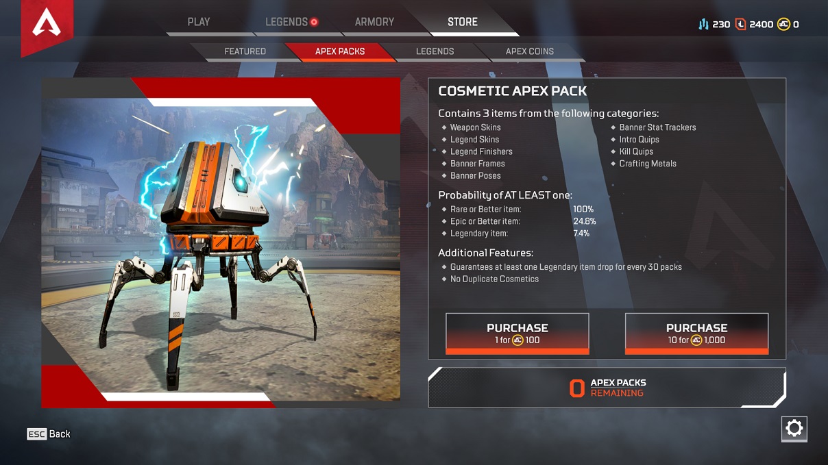 Apex Legends, Gaya Baru Battle Royale
