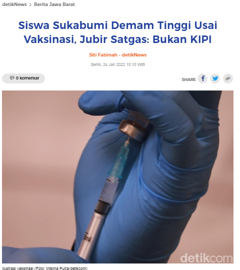 [Cek Fakta] Puluhan hingga Ratusan Anak SD di Indonesia Meninggal setelah Divaksin? Ini Faktanya