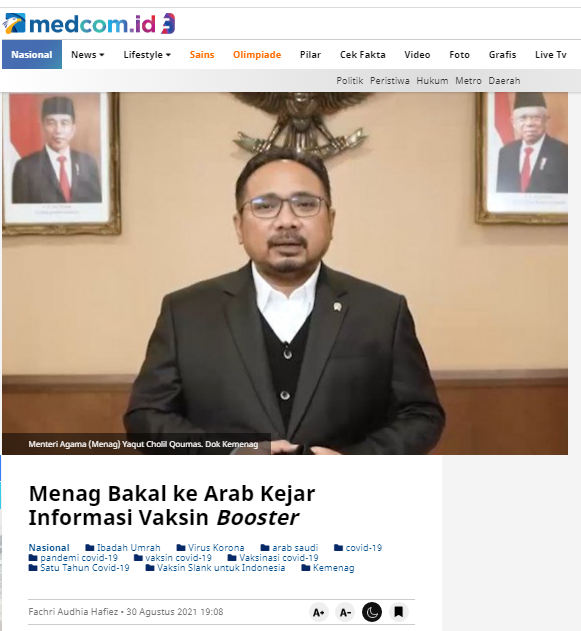[Cek Fakta] Benarkah Dana Haji Dikorupsi Pejabat Indonesia? Ini Faktanya