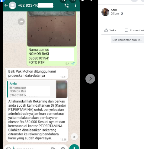 [Cek Fakta] Warga Ini Beruntung Dapat Hadiah Uang Tunai Rp189 Juta dari Pertamina? Simak Faktanya