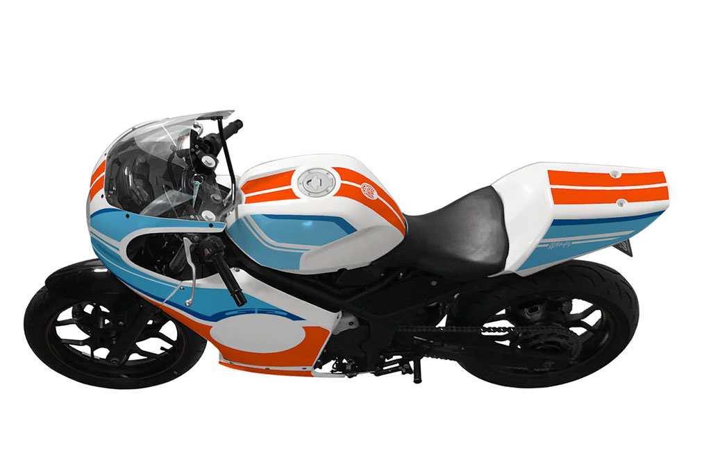 Gaya Sporty Jadul Cafe Racer Plug and Play Yamaha R25