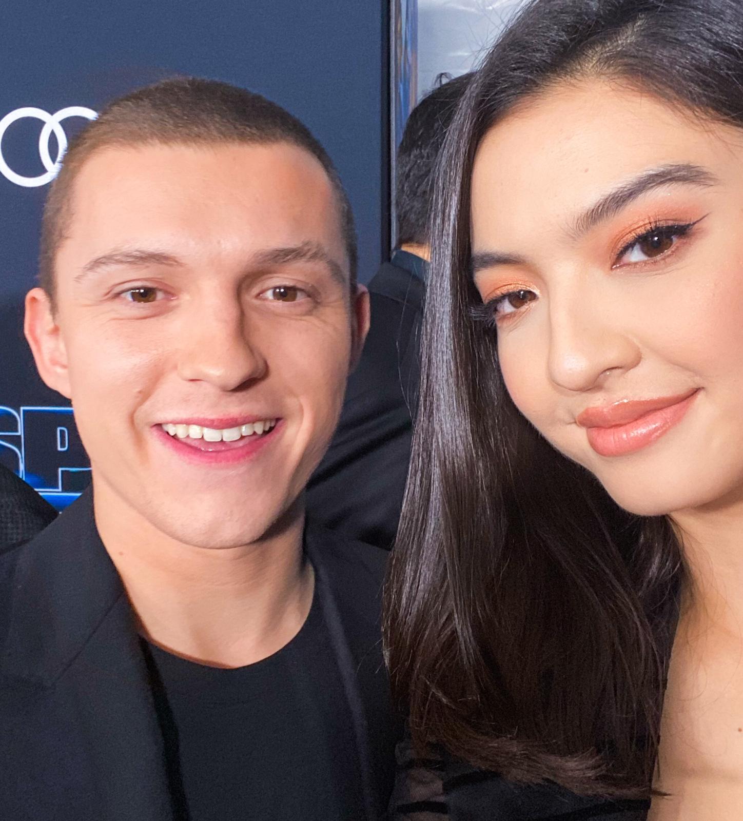 Keakraban Raline Shah Bersama Will Smith dan Tom Holland di Premier Spies in Disguise