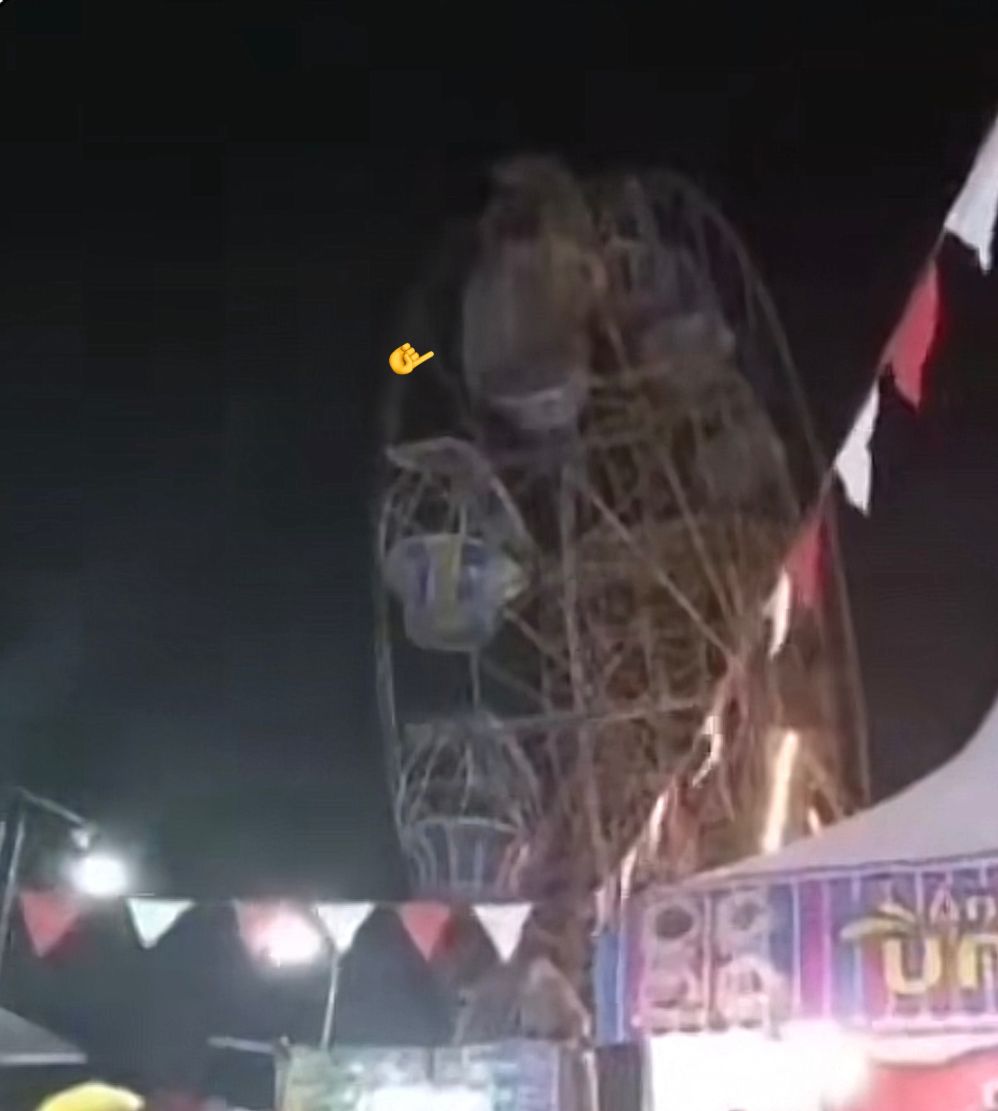 Ngeri! Rantai Bianglala di Pasar Malam Sedangdang Putus, Anak-Anak Teriak Minta Tolong