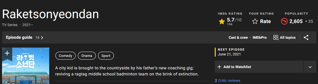 Blunder, Rating Drakor <i>Racket Boys</i> Merosot, Panik Gak?
