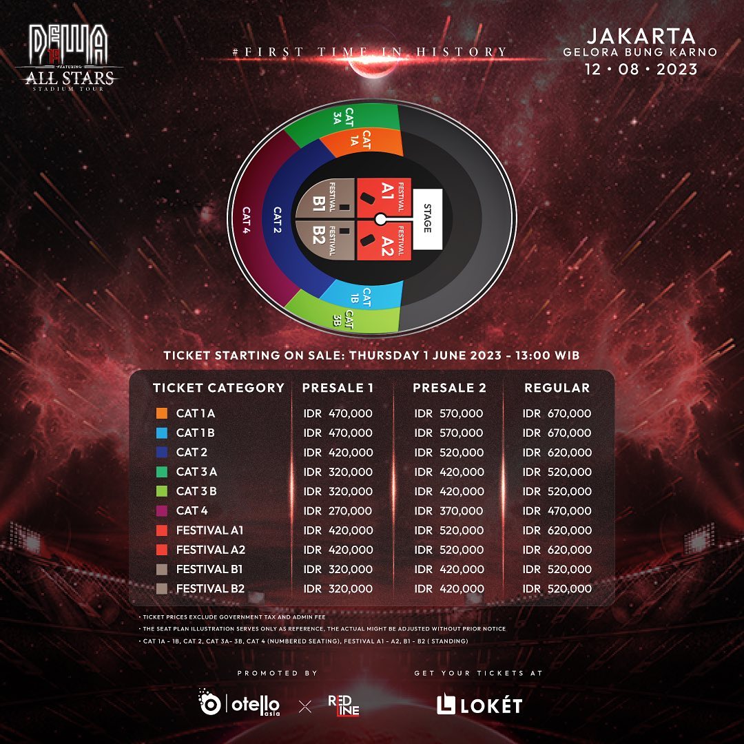 Dewa 19 Gelar Konser Bareng Musisi Legendaris Dunia, Ini Harga Tiketnya