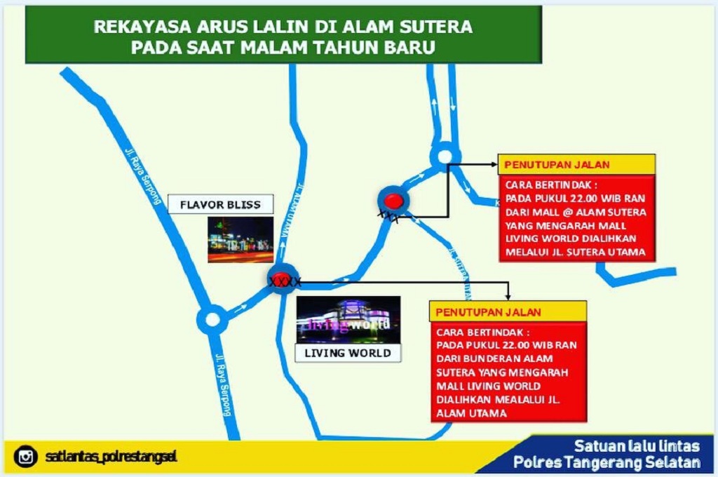 <i>Car Free Night</i> Digelar di Dekat Tiga Mal di Tangsel