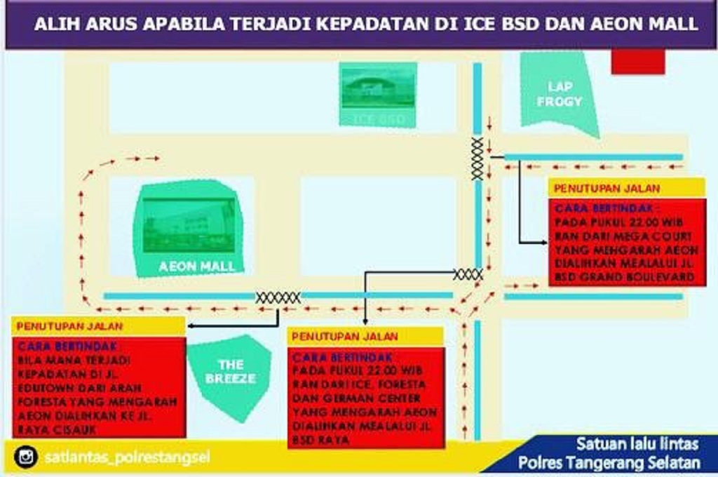 <i>Car Free Night</i> Digelar di Dekat Tiga Mal di Tangsel