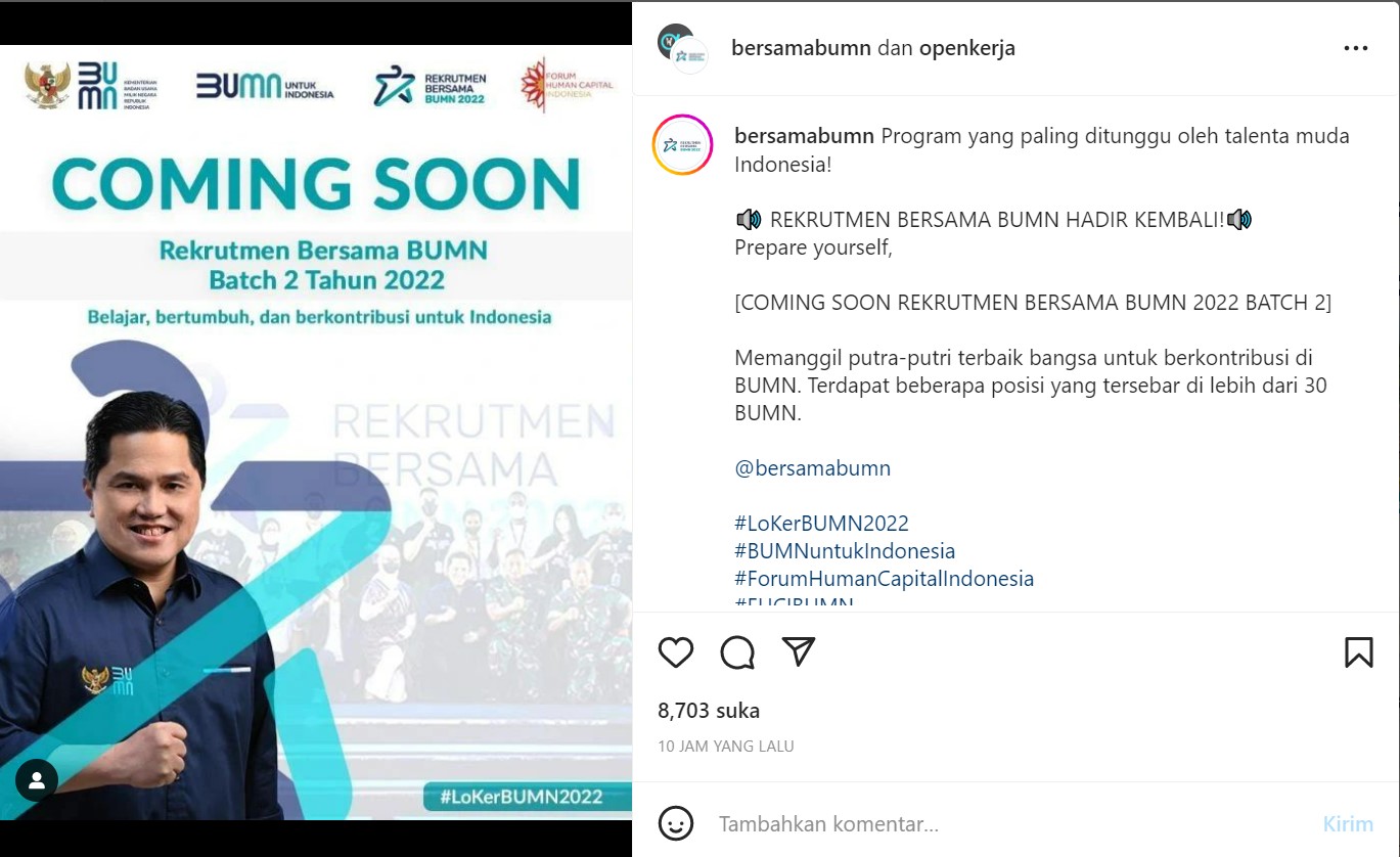 Siap-siap! Rekrutmen Bersama BUMN Batch 2 Segera Dibuka, Cek Syaratnya