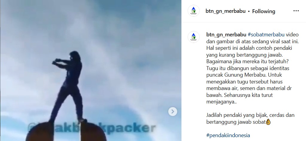 Respons BTN Gunung Merbabu (@btn_gn_merbabu)