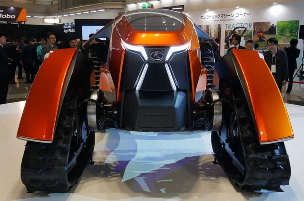 Traktor Listrik Otonom 'Kubota X Tractor AI Robot Concept'