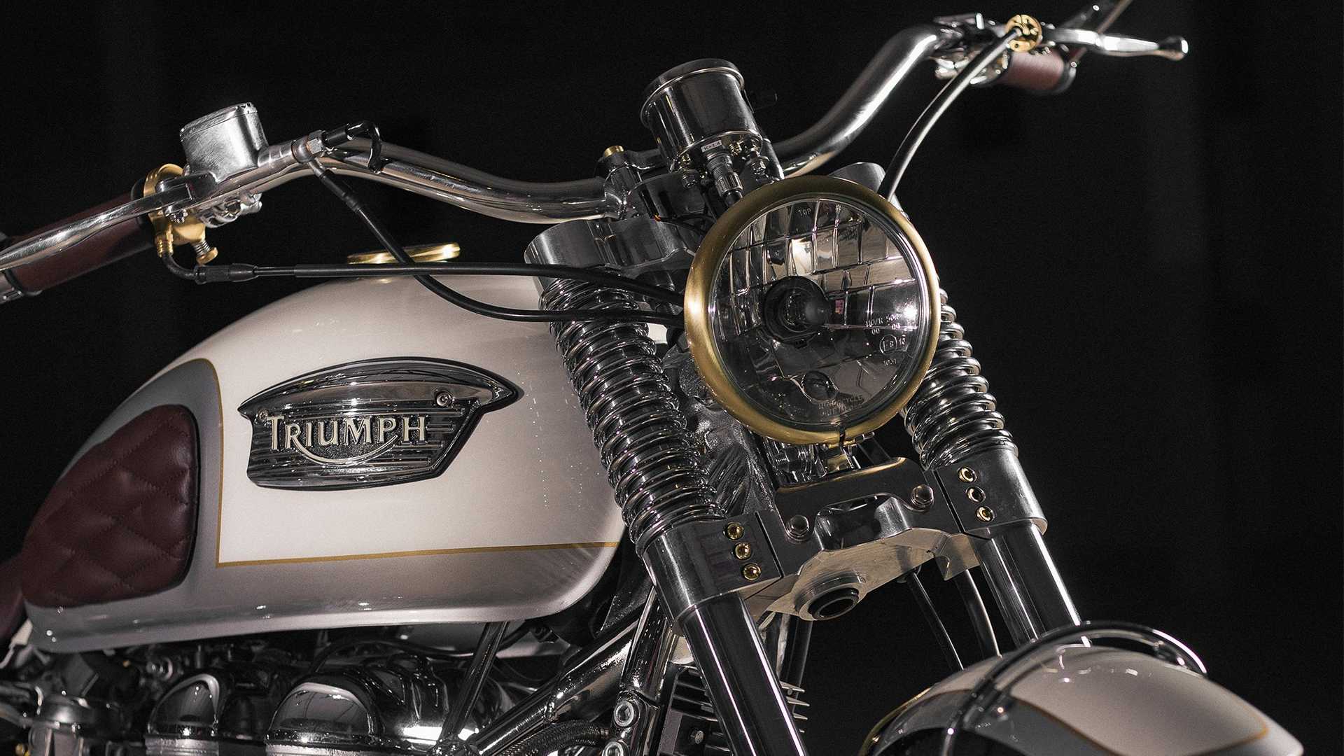 Triumph Bonneville 2008 Klasik Tampil Klimis ala Tamarit Motorcycles
