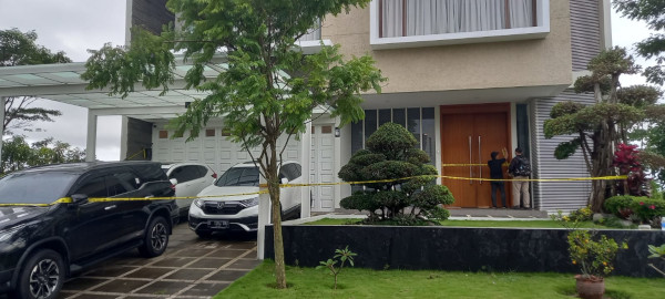 Rumah Doni Salmanan disita polisi. Dok.Istimewa.jpg