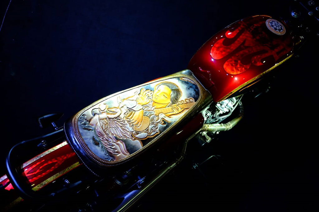 Intip Kemolekan 'Saraswati' Kawasaki W175 Tracker Vintage