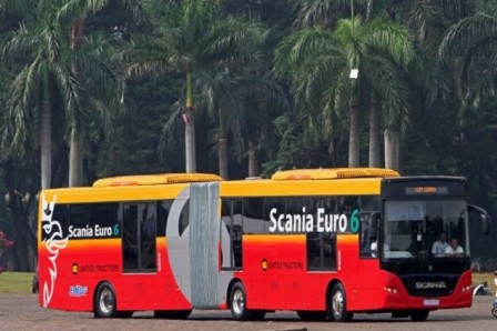 51 Bus Gandeng TransJakarta Baru Siap Beroperasi