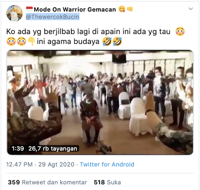 [Cek Fakta] Viral Video Wali Kota Surabaya Risma Dibaptis? Ini Faktanya