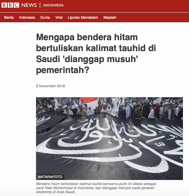 Cek Fakta Foto Bendera Tauhid Sudah Ada Di Indonesia Sejak 1935 Ini Fakt