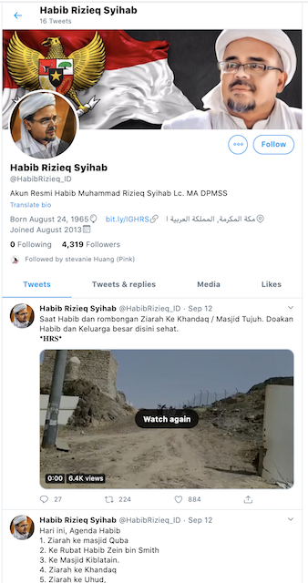 [Cek Fakta] Di Twitter, Habib Rizieq Ngeluh tak Kebagian Sembako dari Rezim? Ini Faktanya