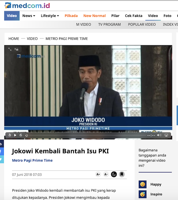 [Cek Fakta] Bambang Trihatmodjo Sebut Ada Dokumen yang Buktikan Jokowi Anak Gembong PKI? Cek Faktanya