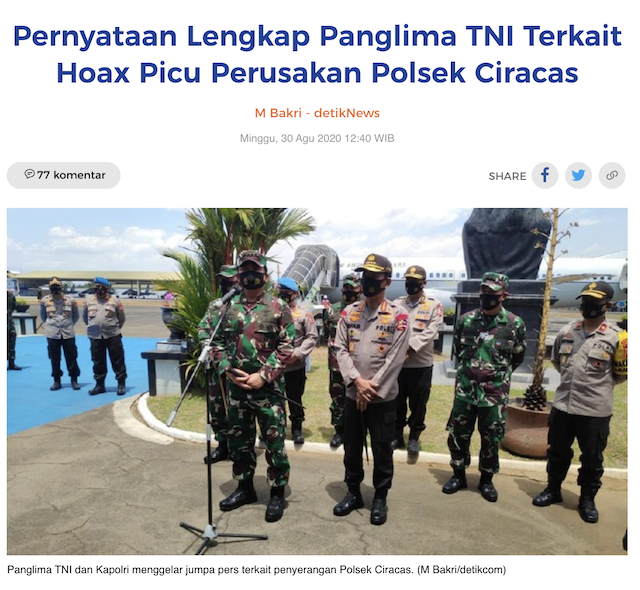 [Cek Fakta] Moeldoko Akhirnya Terciduk Kasus Korupsi PT Dirgantara Indonesia? Ini Faktanya