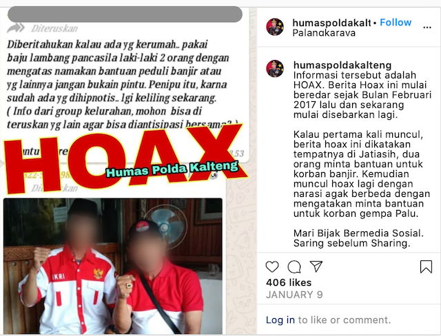 [Cek Fakta] Beredar Foto Dua Pelaku Penipuan dengan Hipnotis? Ini Faktanya