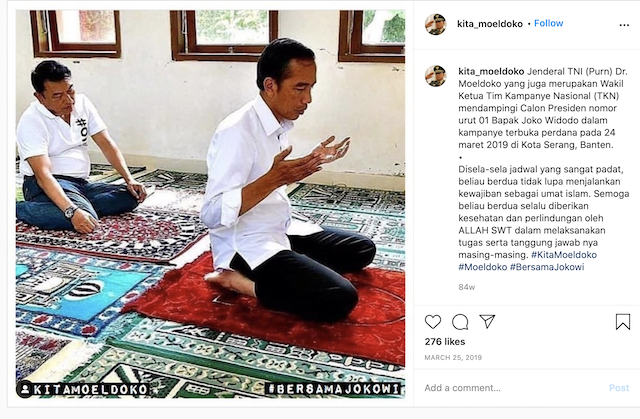 [Cek Fakta] Foto Jokowi Berdoa Minta Segera Lengser? Ini Faktanya
