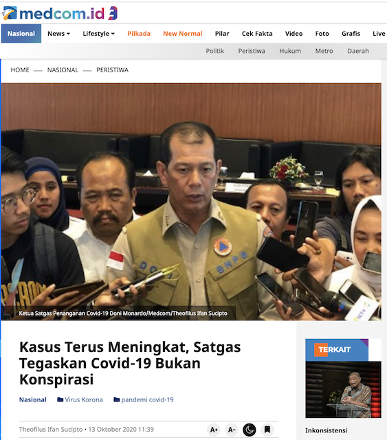 [Cek Fakta] Covid-19 Permainan Penguasa? Ini Faktanya