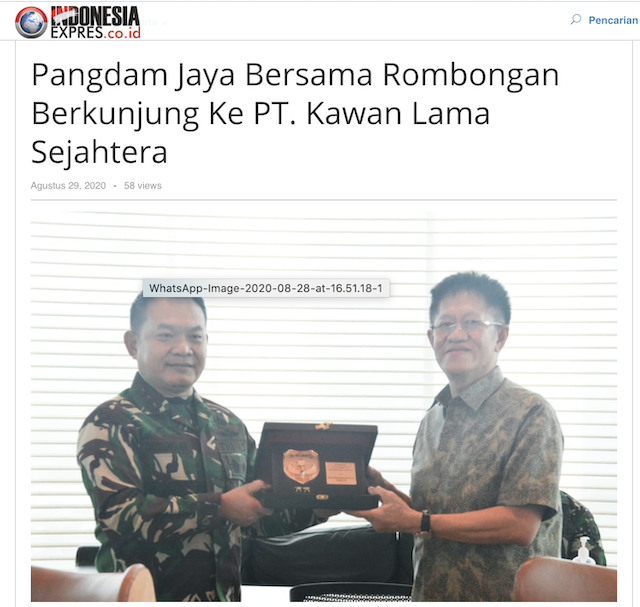 [Cek Fakta] Foto Pangdam Jaya Dudung Dapat Penghargaan dari Komunis Tiongkok? Ini Faktanya