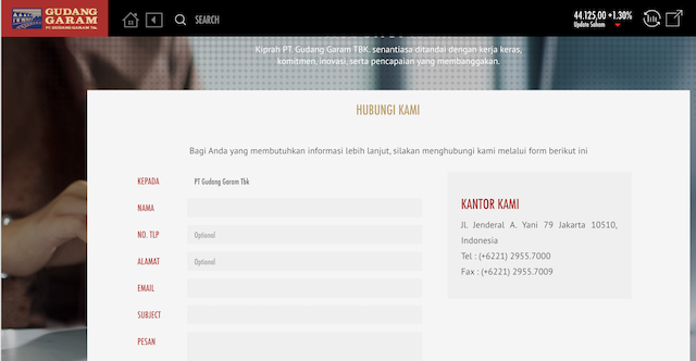 [Cek Fakta] Beredar Surat Panggilan Wawancara Kerja dari PT Gudang Garam? Ini Faktanya