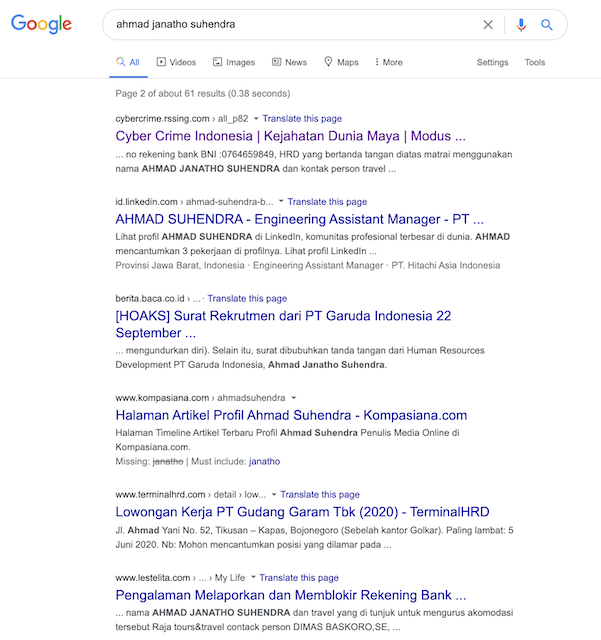 [Cek Fakta] Beredar Surat Panggilan Wawancara Kerja dari PT Gudang Garam? Ini Faktanya