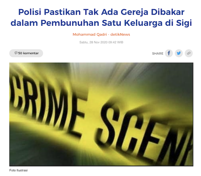 [Cek Fakta] Sebuah Gereja di Sulawesi Tengah Dibakar Habis? Ini Faktanya
