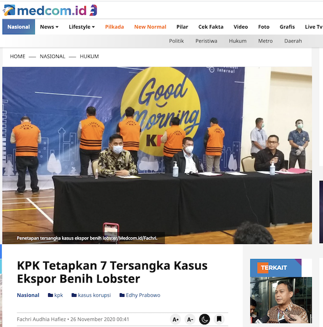 [Cek Fakta] Benarkah Penyuap Edhy Prabowo Teman Separtai Fahri Hamzah? Ini Faktanya
