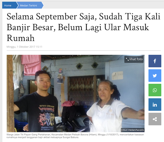 [Cek Fakta] Akhyar Nasution Sebut Banjir Besar di Medan Peristiwa Siklus 10 Tahunan? Ini Faktanya