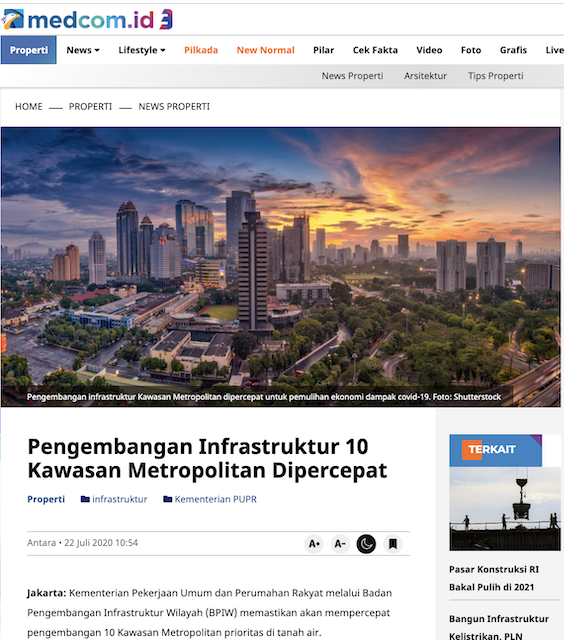 [Cek Fakta] Akhyar Nasution Sebut Medan Telah Menjadi Kota Metropolitan? Ini Faktanya