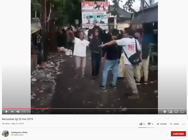 [Cek Fakta] Benarkah Ini Video Polisi Lepaskan Tembakan di Petamburan Kemarin? Cek Faktanya