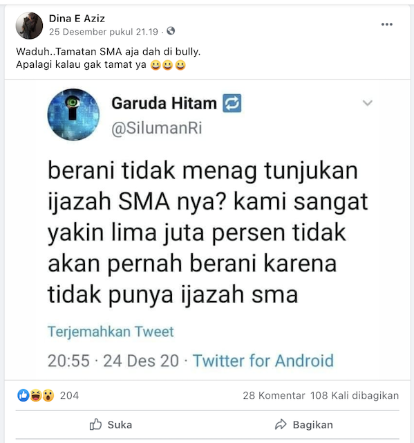 [Cek Fakta] Menteri Agama Yaqut Cholil tidak Lulus SMA? Ini Faktanya