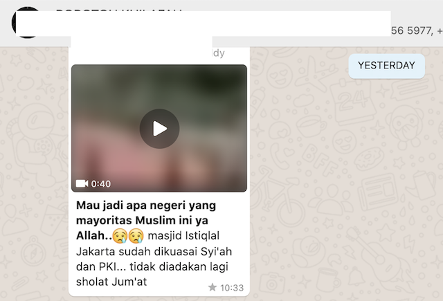 [Cek Fakta] Dikuasai PKI, Masjid Istiqlal Tiadakan Salat Jumat? Ini Faktanya