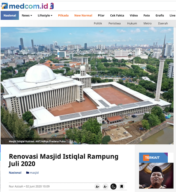 [Cek Fakta] Dikuasai PKI, Masjid Istiqlal Tiadakan Salat Jumat? Ini Faktanya