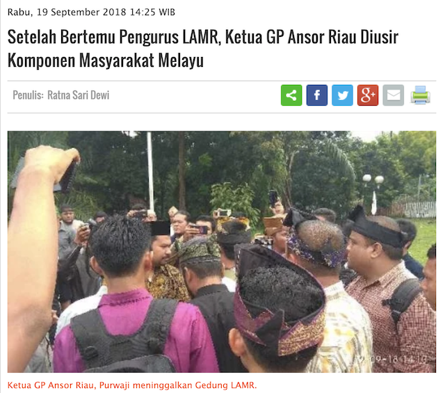 [Cek Fakta] Video Menteri Yaqut Diusir ketika Hadir di Tanah Melayu Riau? Ini Faktanya