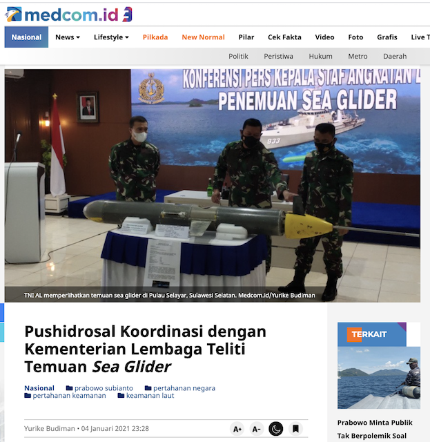 [Cek Fakta] Prabowo Sebut Tiongkok Negara Sahabat terkait 'Drone' yang Ditemukan di Perairan Indonesia? Ini Faktanya