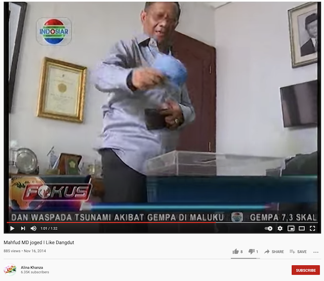 [Cek Fakta] Video Mahfud MD Joget Usai Bubarkan FPI? Ini Faktanya