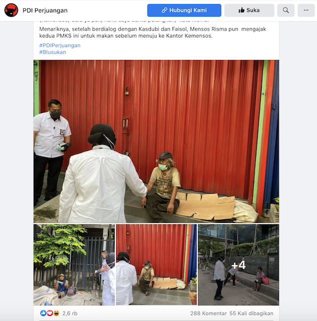 [Cek Fakta] Benarkah Blusukan Risma Temui Dua Gelandangan Adalah <i>Settingan</i>? Ini Faktanya