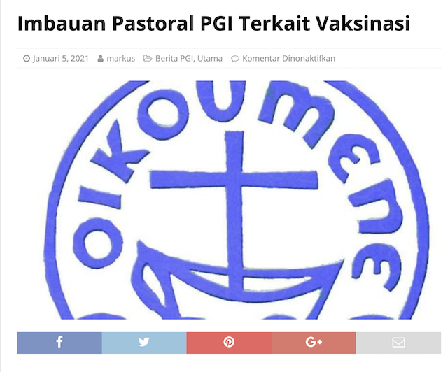 [Cek Fakta] Video Alfian Tanjung Sebut Pendeta dan Gereja Larang Vaksinasi? Ini Faktanya