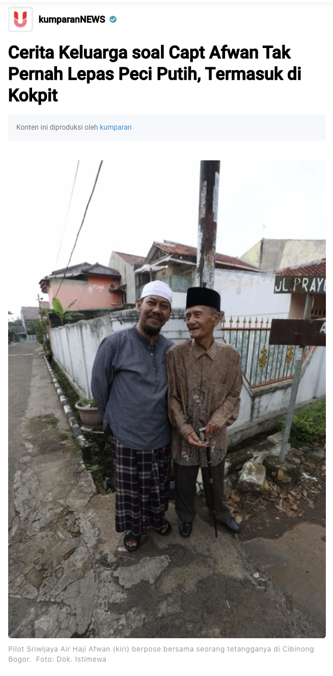 [Cek Fakta] Video Pilot Sriwijaya Air SJ182 Isyaratkan Pamit lewat Lagu? Ini Faktanya