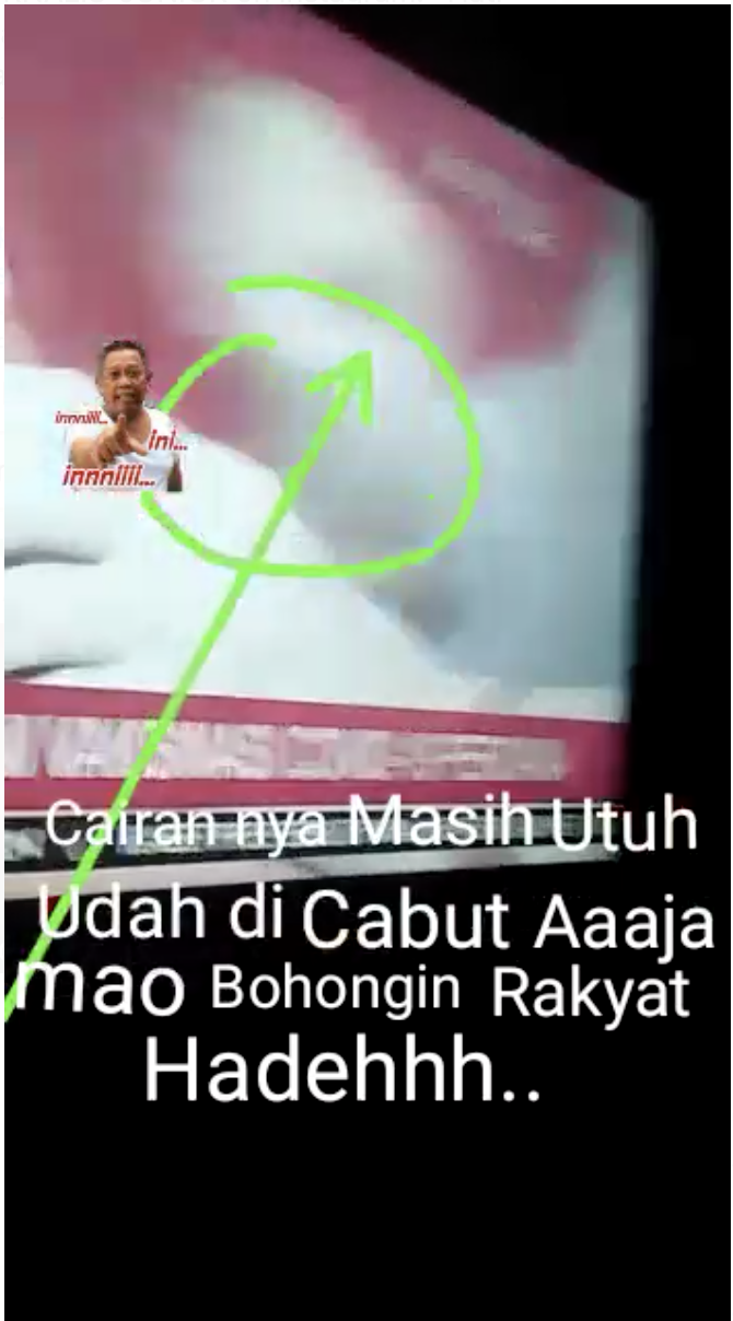 [Cek Fakta] Cairan Vaksin tidak Masuk ke Tubuh Jokowi? Ini Faktanya