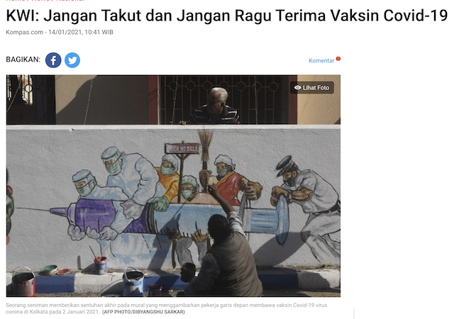 [Cek Fakta] Gereja Haramkan Vaksin? Ini Faktanya