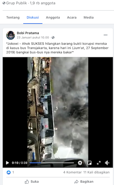 [Cek Fakta] Video Jokowi-Ahok Sukses Hilangkan Barang Bukti Korupsi di Kasus Bus Transjakarta? Ini Faktanya