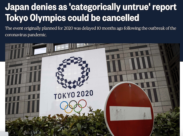 [Cek Fakta] Jepang Batalkan Olimpiade Tokyo 2021? Ini Faktanya