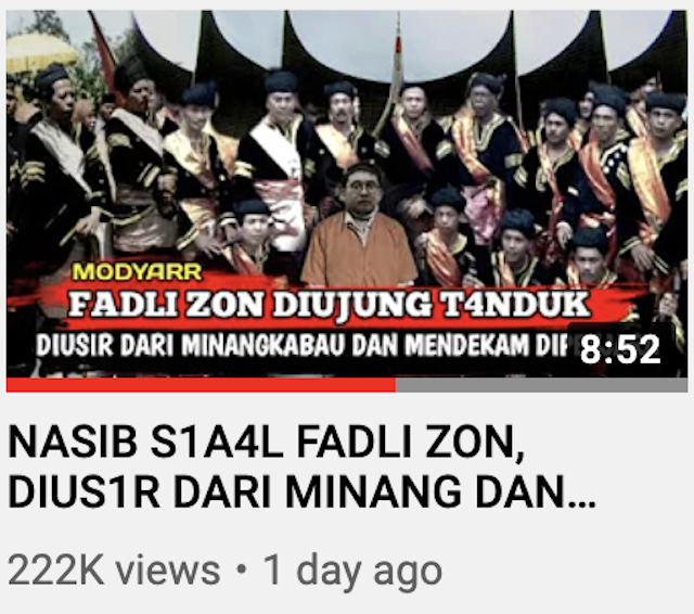 [Cek Fakta] Fadli Zon Diusir dari Minangkabau dan Mendekam di Penjara? Ini Faktanya